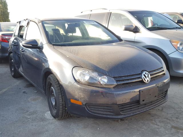 WVWDB7AJXEW011197 - 2014 VOLKSWAGEN GOLF BLACK photo 1