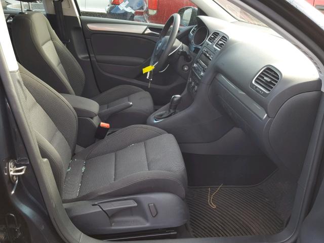 WVWDB7AJXEW011197 - 2014 VOLKSWAGEN GOLF BLACK photo 5