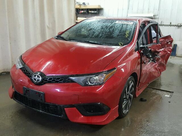 JTNKARJE2GJ504800 - 2016 TOYOTA SCION IM RED photo 2