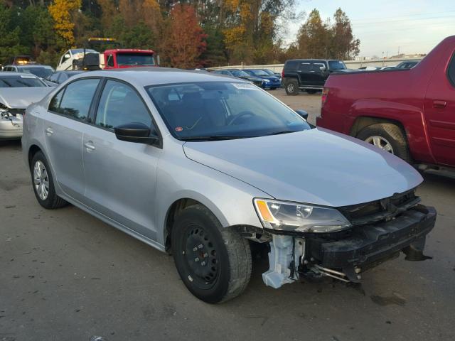 3VW2K7AJ4EM235781 - 2014 VOLKSWAGEN JETTA BASE SILVER photo 1