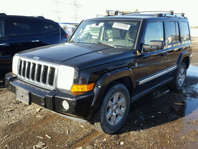 1J8HG58206C141779 - 2006 JEEP COMMANDER შავი ფოტო 2