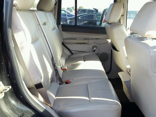 1J8HG58206C141779 - 2006 JEEP COMMANDER შავი ფოტო 6