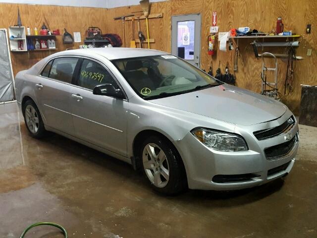 1G1ZB5EB7AF318925 - 2010 CHEVROLET MALIBU LS ვერცხლისფერი ფოტო 1