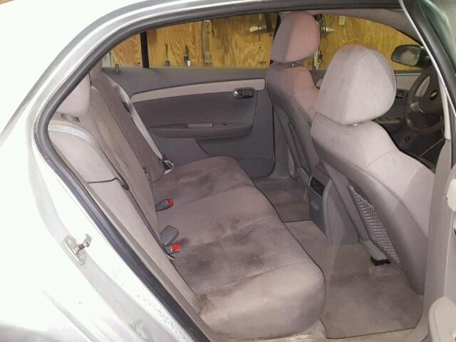 1G1ZB5EB7AF318925 - 2010 CHEVROLET MALIBU LS ვერცხლისფერი ფოტო 6