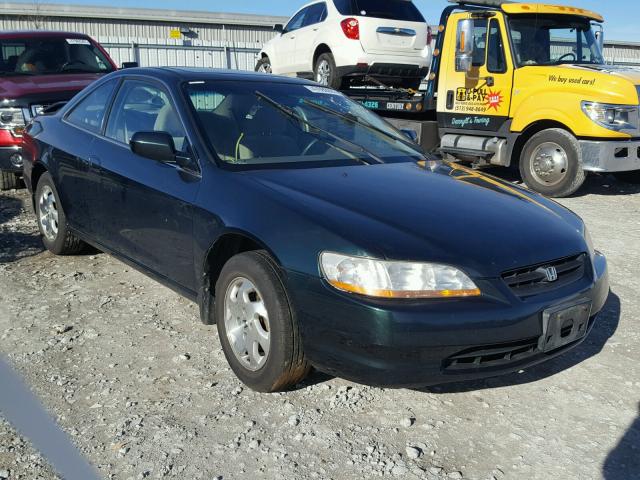 1HGCG3255YA012543 - 2000 HONDA ACCORD EX GREEN photo 1