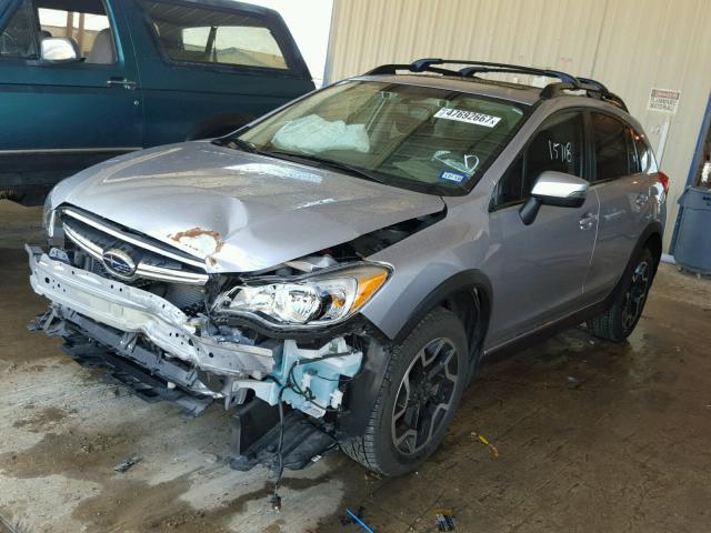 JF2GPANC0G8326834 - 2016 SUBARU CROSSTREK SILVER photo 2