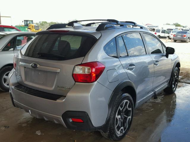 JF2GPANC0G8326834 - 2016 SUBARU CROSSTREK SILVER photo 4