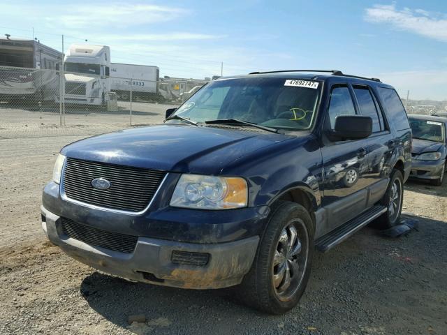 1FMRU15W43LB86140 - 2003 FORD EXPEDITION BLUE photo 2