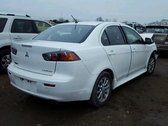 JA32U2FU3CU009497 - 2012 MITSUBISHI LANCER ES/ WHITE photo 4