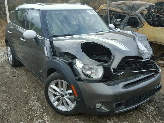 WMWZC5C57EWP35661 - 2014 MINI COOPER S C GRAY photo 1