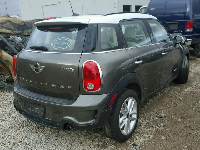 WMWZC5C57EWP35661 - 2014 MINI COOPER S C GRAY photo 4