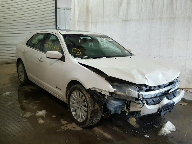 3FADP0L31AR245433 - 2010 FORD FUSION HYB WHITE photo 1