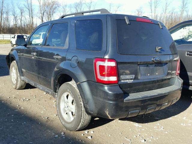 1FMCU93188KA44611 - 2008 FORD ESCAPE XLT GRAY photo 3