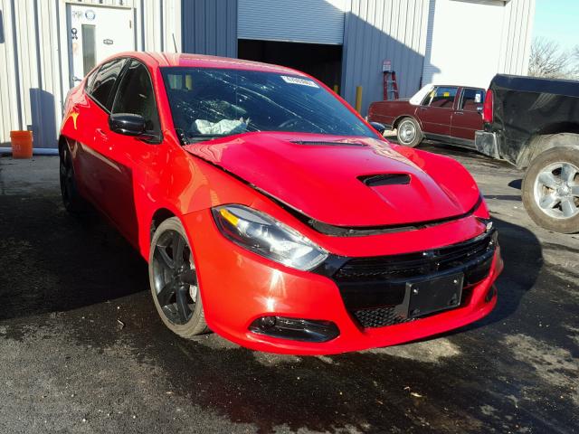 1C3CDFBB6GD625402 - 2016 DODGE DART SXT RED photo 1