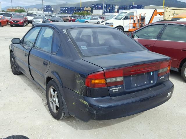 4S3BE6353Y7202239 - 2000 SUBARU LEGACY L BLUE photo 3