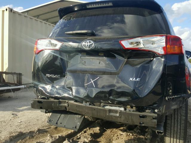 2T3WFREV0FW169392 - 2015 TOYOTA RAV4 XLE BLACK photo 9