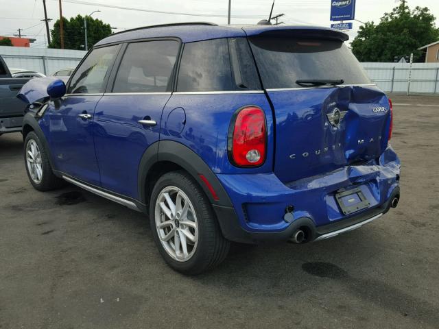 WMWZC5C58FWP48789 - 2015 MINI COOPER S C BLUE photo 3