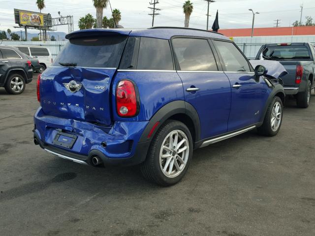 WMWZC5C58FWP48789 - 2015 MINI COOPER S C BLUE photo 4