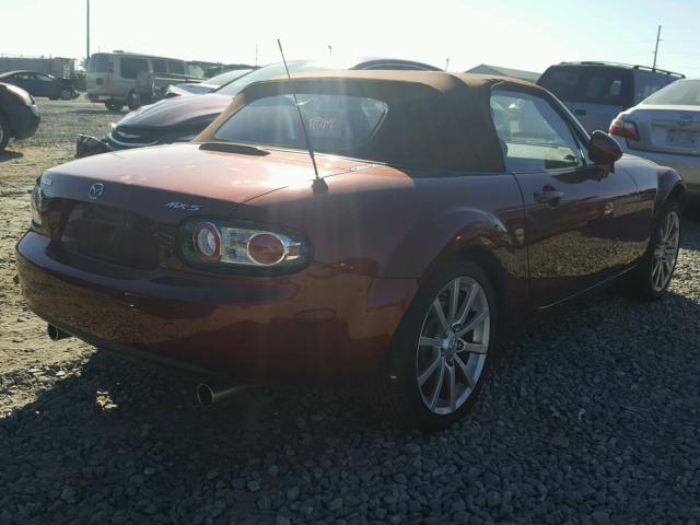 JM1NC25FX70127256 - 2007 MAZDA MX-5 MIATA RED photo 4