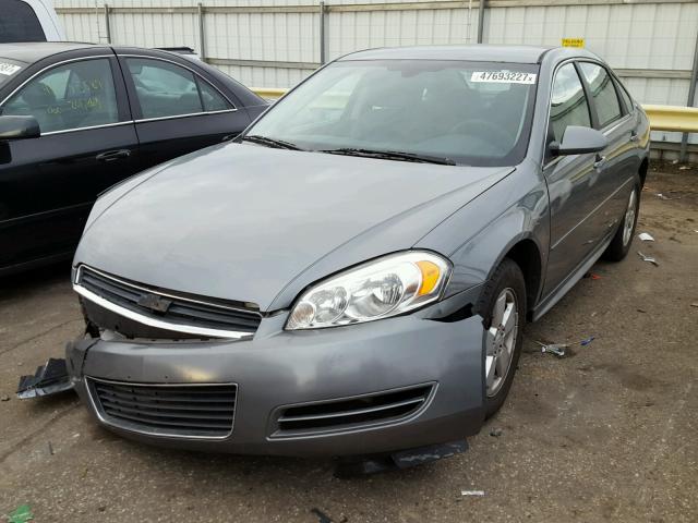 2G1WT57K291136548 - 2009 CHEVROLET IMPALA 1LT GRAY photo 2