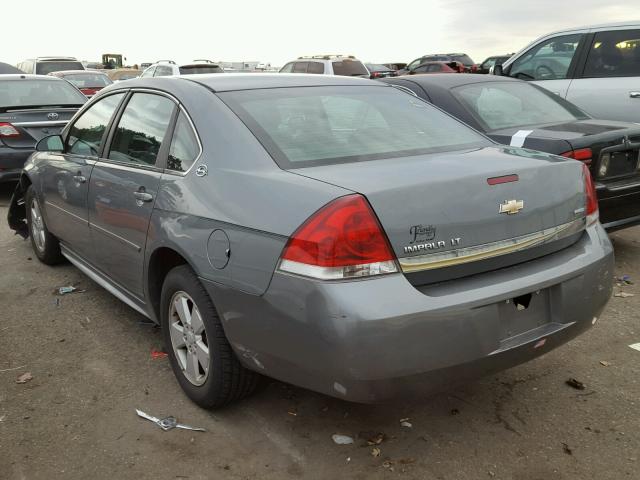 2G1WT57K291136548 - 2009 CHEVROLET IMPALA 1LT GRAY photo 3