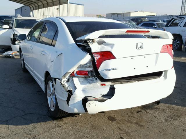 1HGFA16847L080696 - 2007 HONDA CIVIC EX WHITE photo 3