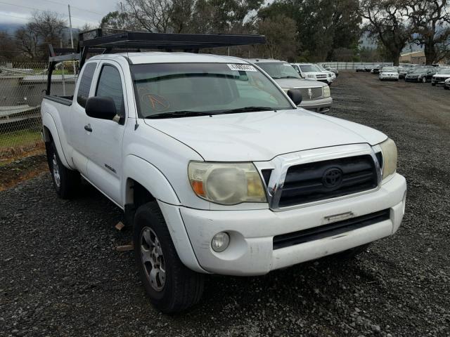 5TETU62N97Z450317 - 2007 TOYOTA TACOMA PRE WHITE photo 1