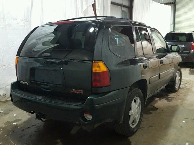 1GKDT13S732320926 - 2003 GMC ENVOY GREEN photo 4