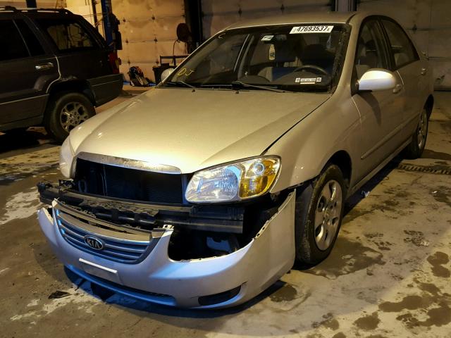 KNAFE121285522471 - 2008 KIA SPECTRA EX SILVER photo 2