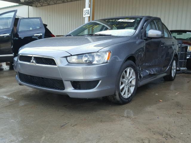 JA32U2FUXFU018489 - 2015 MITSUBISHI LANCER ES GRAY photo 2