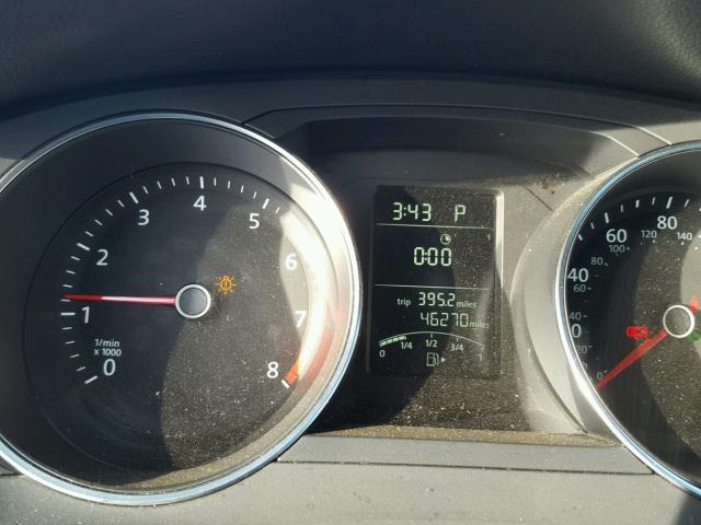 3VW2K7AJ8FM280563 - 2015 VOLKSWAGEN JETTA BASE BLACK photo 8