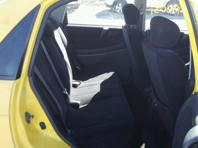 JS2RA41S935152609 - 2003 SUZUKI AERIO S YELLOW photo 6