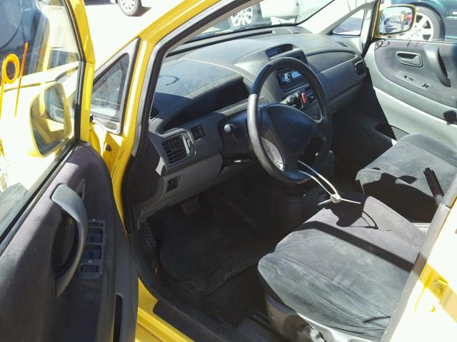 JS2RA41S935152609 - 2003 SUZUKI AERIO S YELLOW photo 9