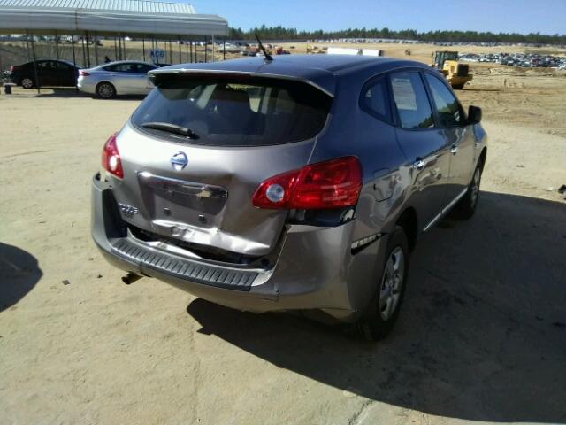 JN8AS5MT5DW510626 - 2013 NISSAN ROGUE S GRAY photo 4