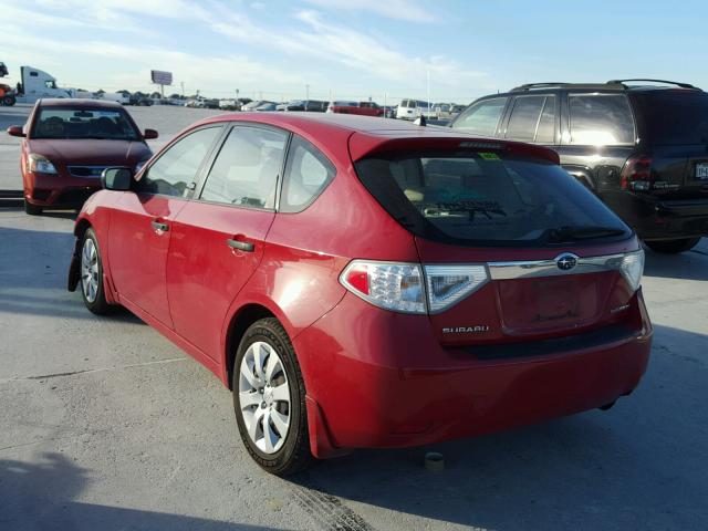 JF1GH61618G836180 - 2008 SUBARU IMPREZA 2. RED photo 3