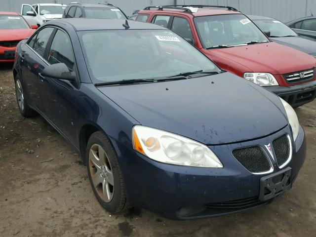 1G2ZG57B594170114 - 2009 PONTIAC G6 BLUE photo 1