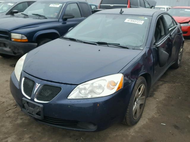 1G2ZG57B594170114 - 2009 PONTIAC G6 BLUE photo 2