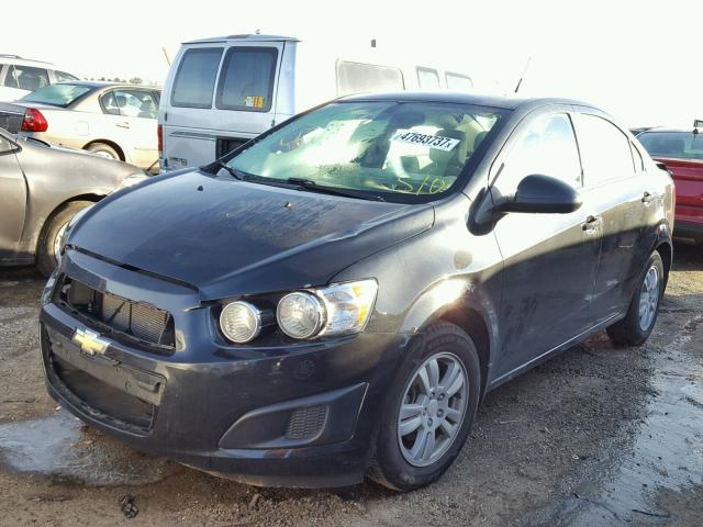 1G1JC5SH0E4232280 - 2014 CHEVROLET SONIC LT BLACK photo 2