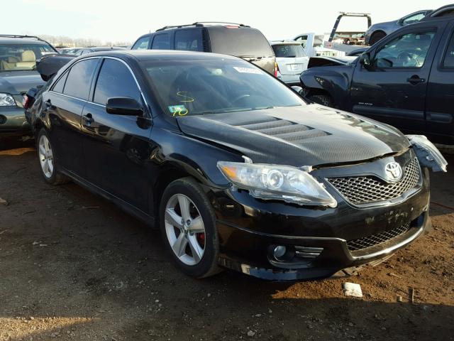 4T1BK3EK0AU104847 - 2010 TOYOTA CAMRY SE BLACK photo 1