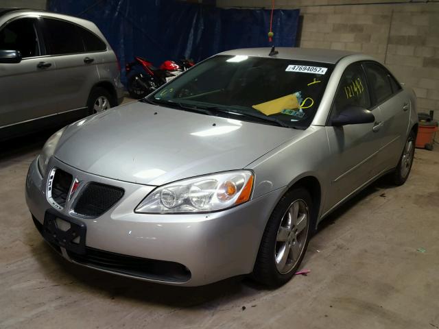 1G2ZH57N184207195 - 2008 PONTIAC G6 GT SILVER photo 2