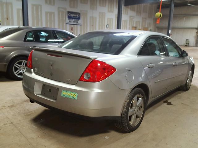 1G2ZH57N184207195 - 2008 PONTIAC G6 GT SILVER photo 4