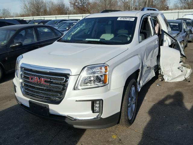 2GKFLUEK5H6120953 - 2017 GMC TERRAIN SL WHITE photo 2