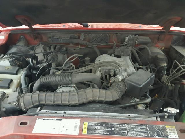 4F4YR16V11TM23520 - 2001 MAZDA B3000 CAB RED photo 7