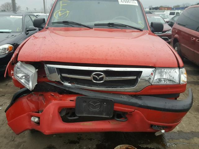 4F4YR16V11TM23520 - 2001 MAZDA B3000 CAB RED photo 9