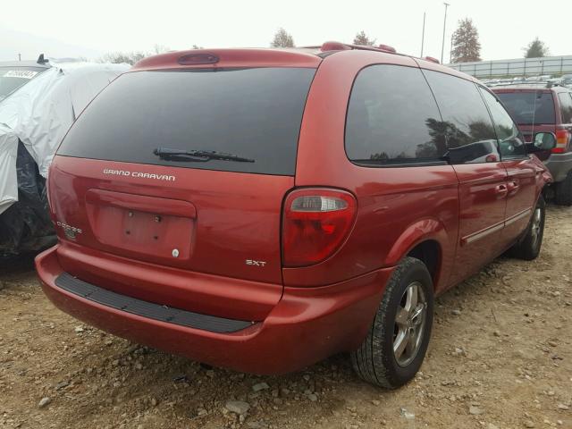 2D4GP44L64R568550 - 2004 DODGE GRAND CARA RED photo 4