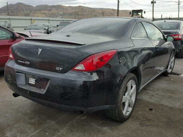 1G2ZH351674191787 - 2007 PONTIAC G6 GT BLACK photo 4