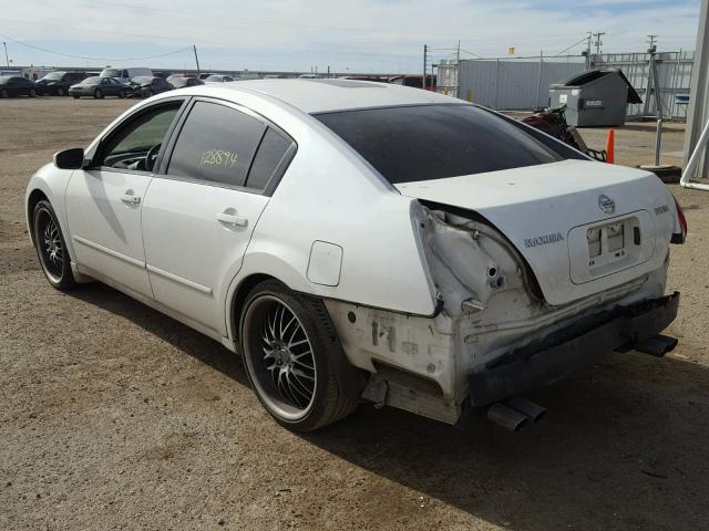 1N4BA41EX5C826745 - 2005 NISSAN MAXIMA SE WHITE photo 3