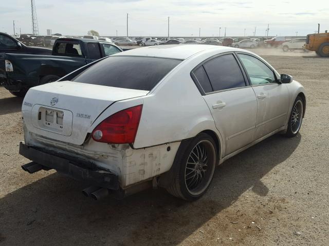 1N4BA41EX5C826745 - 2005 NISSAN MAXIMA SE WHITE photo 4