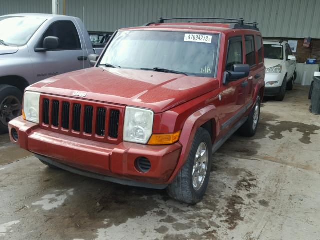 1J8HG48K06C136432 - 2006 JEEP COMMANDER Qırmızı foto 2