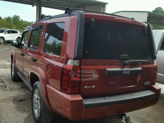1J8HG48K06C136432 - 2006 JEEP COMMANDER Qırmızı foto 3